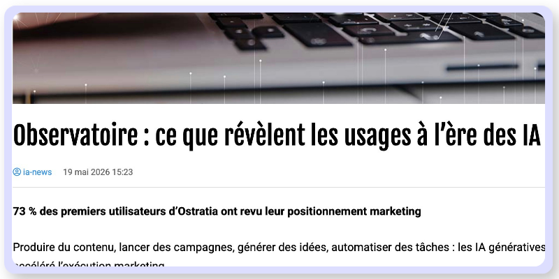 Ce que révèle l'usage de l'IA et d'Ostratia